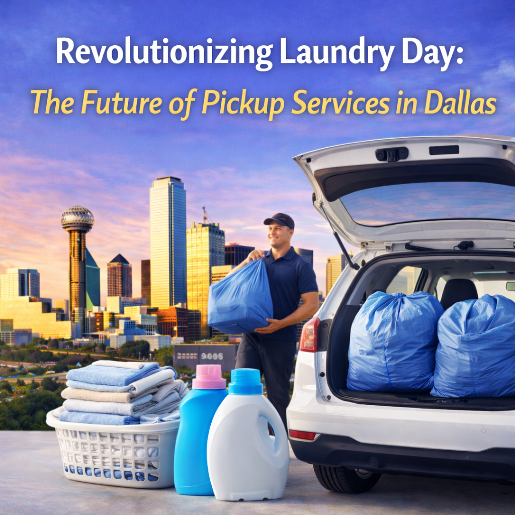 Laundry pickup service in Dallas
