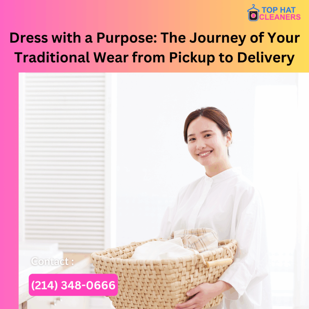 Dress with a Purpose: The Journey of Your Traditional Wear from Pickup to Delivery