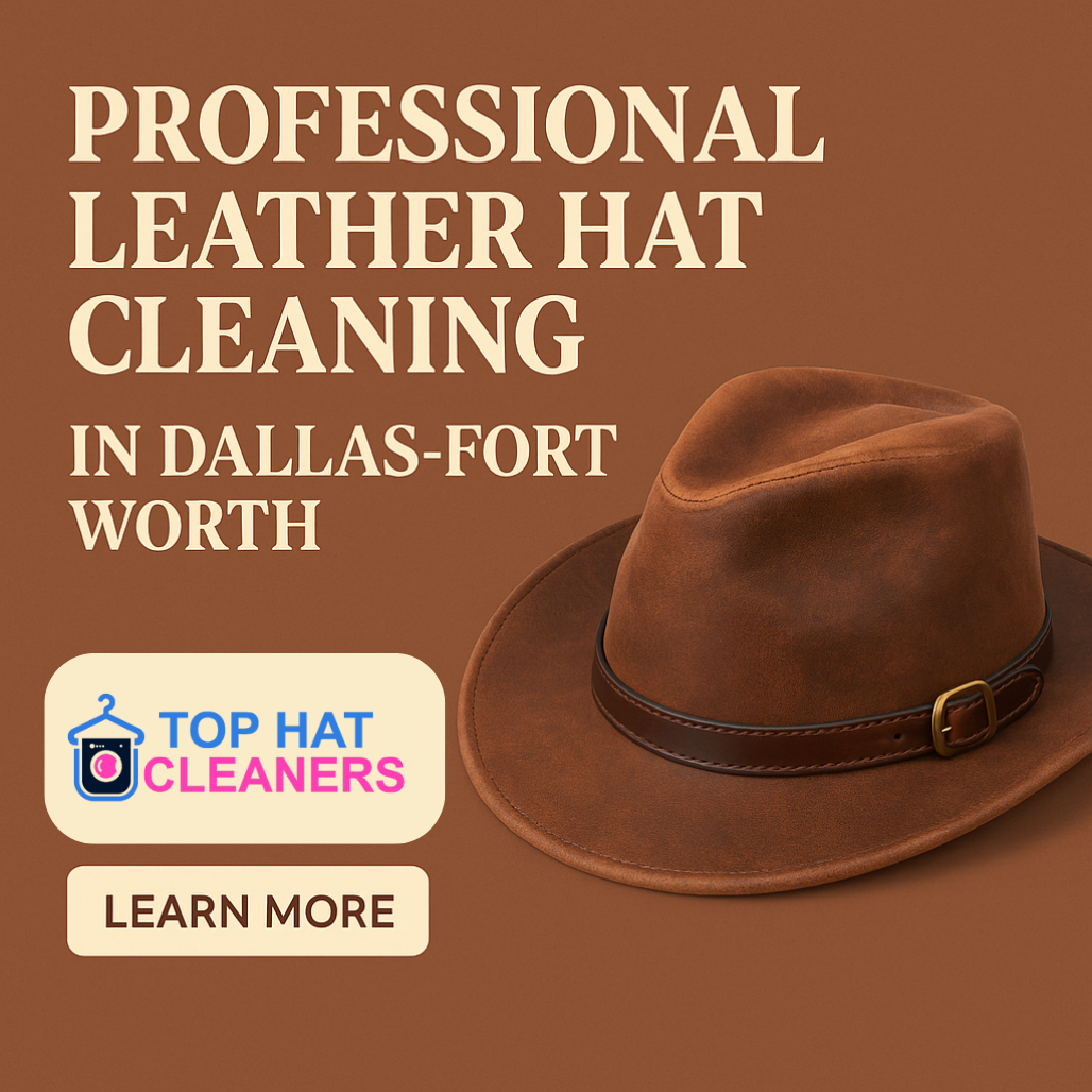 leather hat cleaning