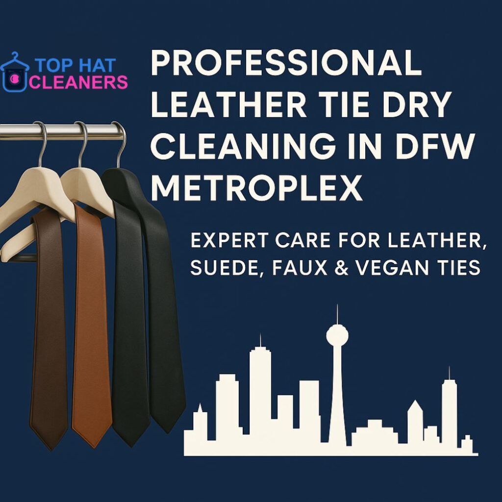 leather tie dry cleaning DFW