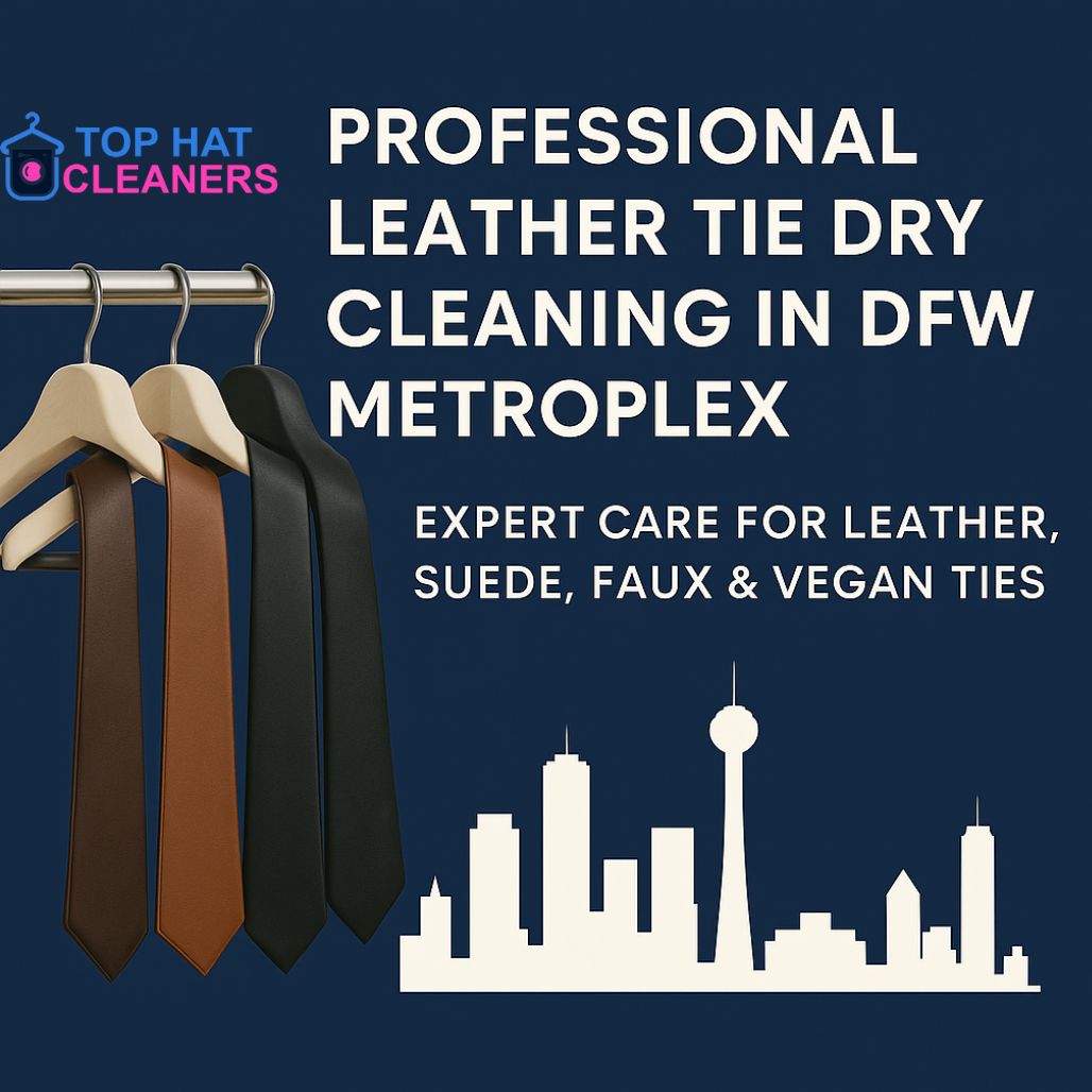 leather tie dry cleaning DFW