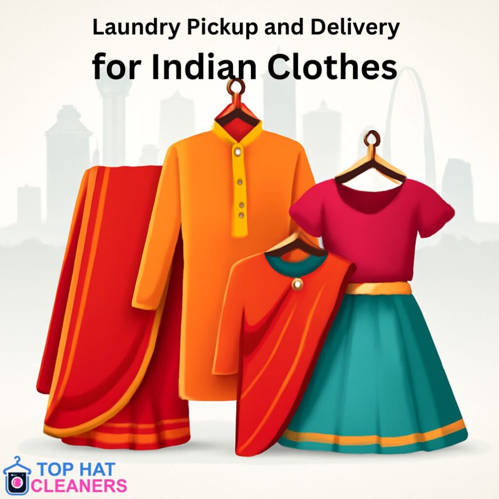 Pickup and delivery for indian Attire