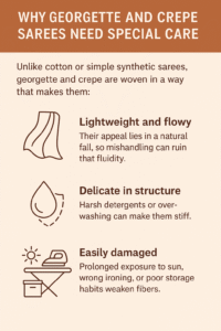 dry silk saree cleaning