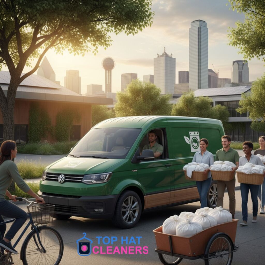 Sustainable Pickup & Delivery Laundry Services in Dallas: Clean Clothes