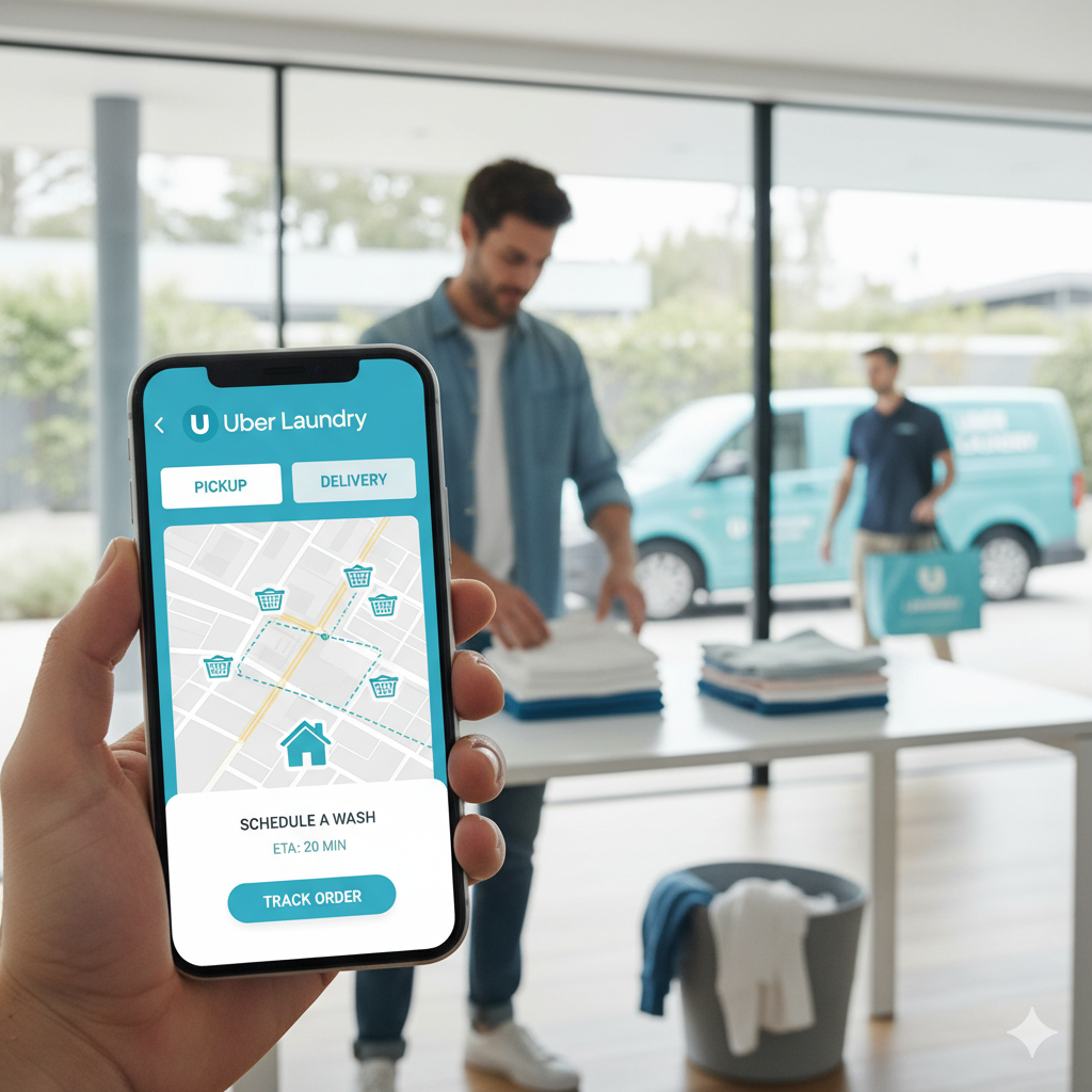 App-based laundry and dry cleaning