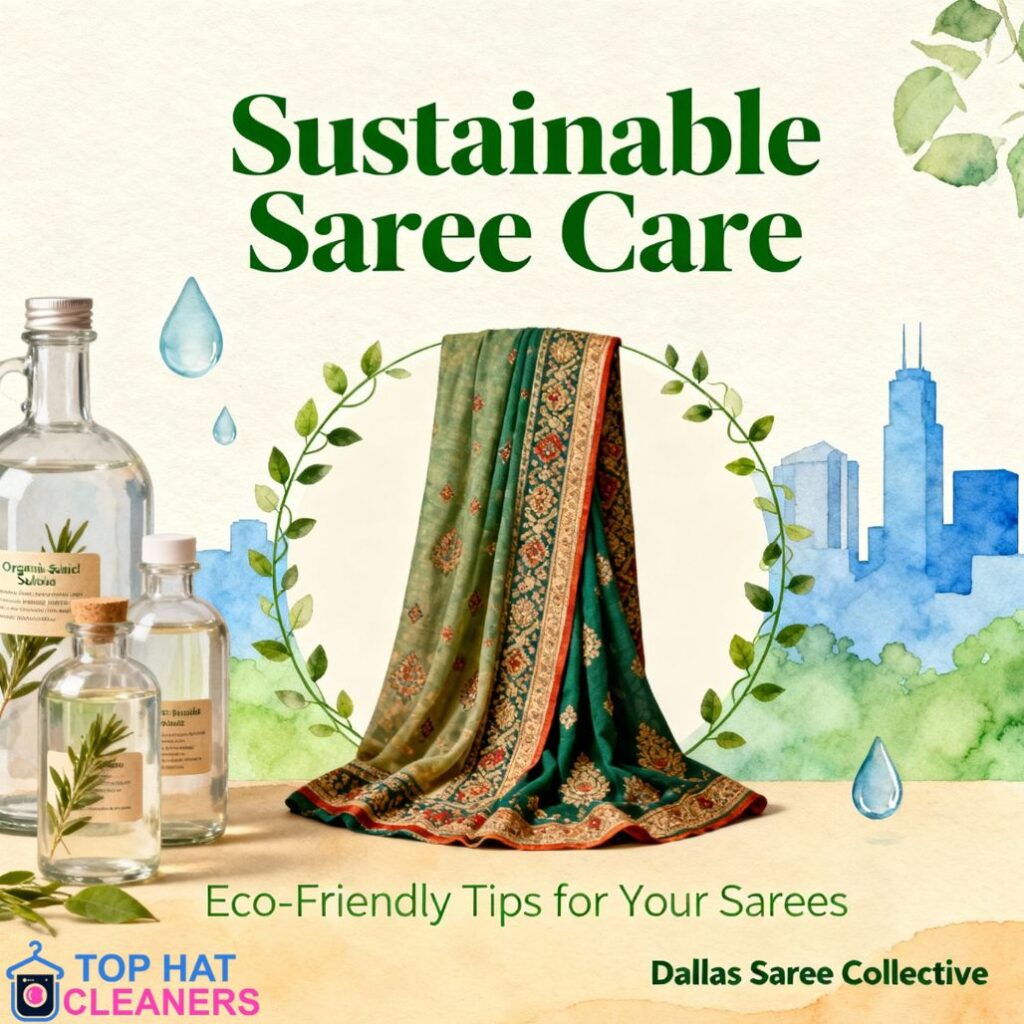 sustainable saree caring