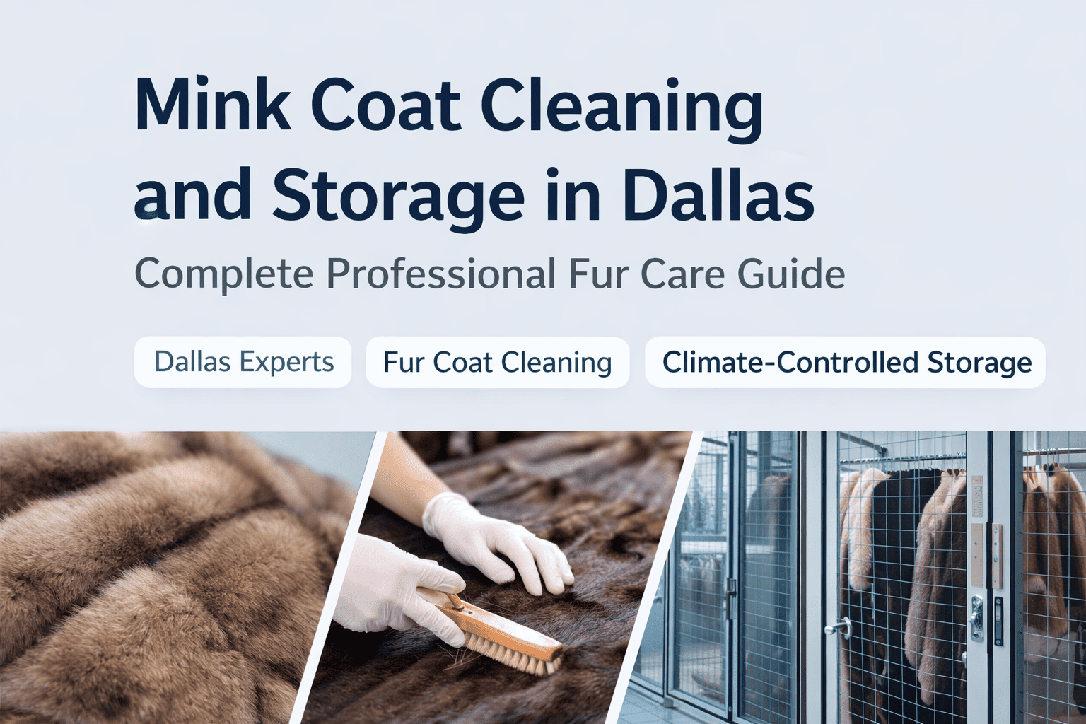 Dallas mink Coat cleaning